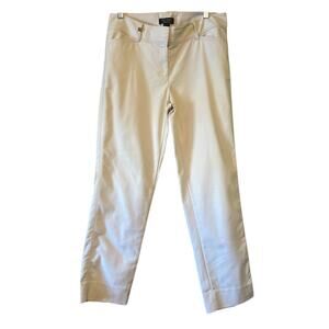 WHBM Curvy Perfect Form Ankle Pants Tan Size 4R